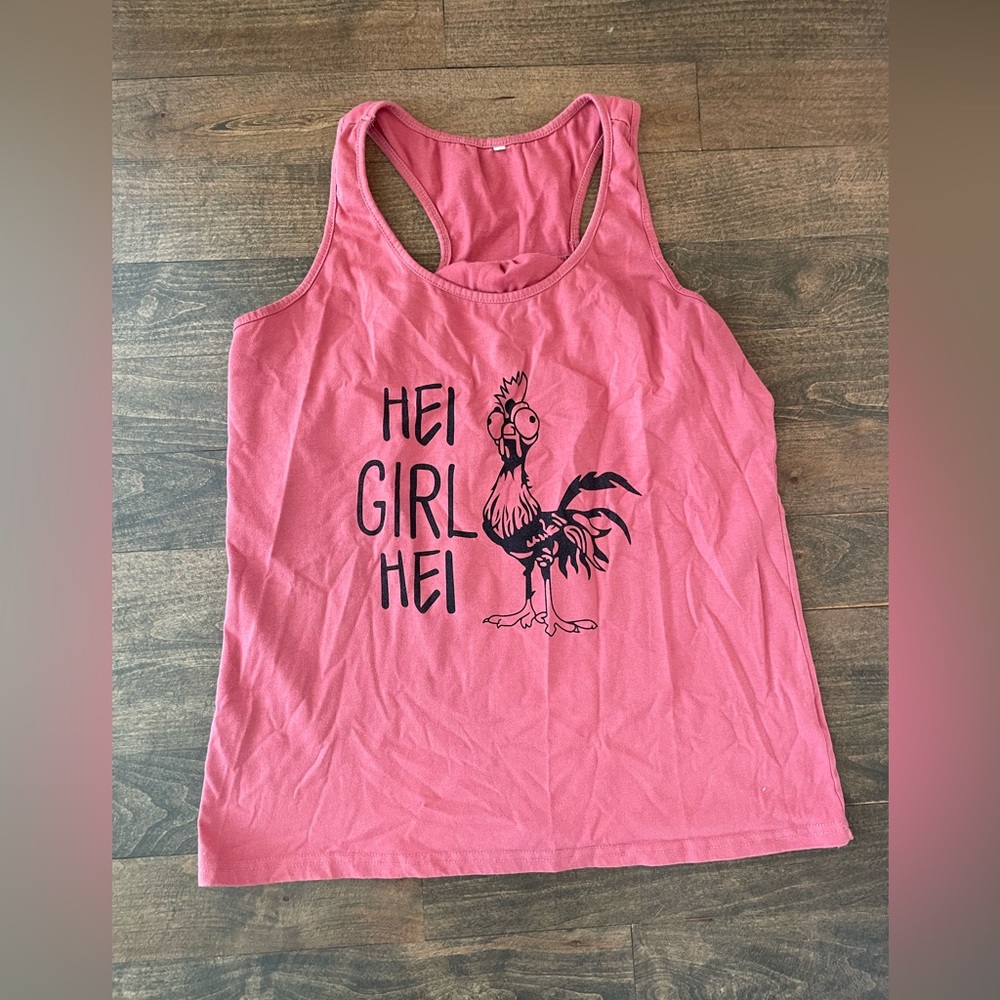 Disney Moana Hei Girl Hei Racerback Tank Size Large